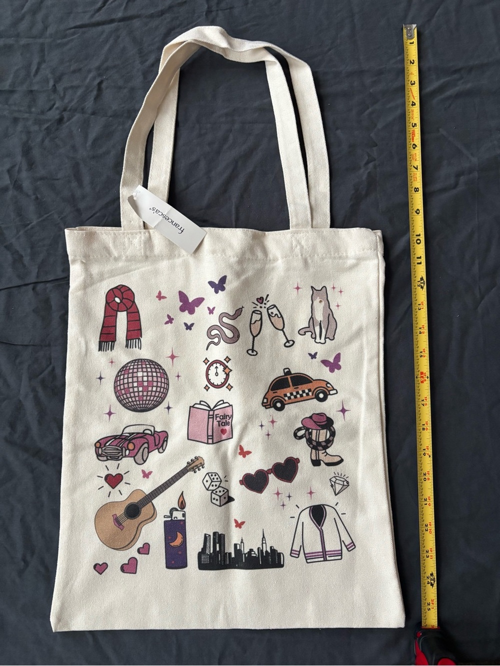 NWT Taylor-Inspired Canvas Tote Bag